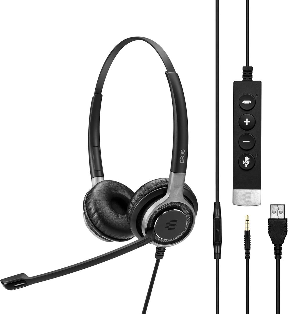 Sennheiser Century SC 660 Premium Dual-Sided Wired Headset (504557)