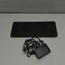 Wireless Charging Pad, ZealSound Ultra-Slim Triple Charger Station for Multiple 3 Devices & New Airpods Ultra Slim PU Leather Wireless Charging Mat W/AC Adapter for Smartphone Phone (Black)