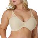 Bali Womens Passion for Comfort Minimizer Bra, Full-Coverage Underwire Bra, Seamless Cups Size 38DD