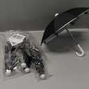 NUOBESTY Paper Umbrellas Doll Umbrella Mini Color Umbrella DIY Painting Gift Hanging Decorative Props for Kids (Random Color)- 5pcs Tiny Umbrellas