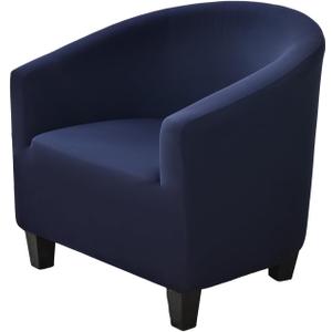NILUOH Club Chair Slipcover Stretch Tub Chair Cover Barrel Chair Covers Armchair Covers Sofa Cover Furniture Protector for Living Room (01), 25"D x 31.5"W x 31.5"H