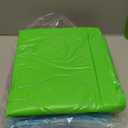 SLOOSH Inflatable Pool Floats Raft, Floating Lounge for Adults, 64x32 inch Swimming Mat Pool Mattress with Headrest, 2 Pieces Float Air Mat for Summer Water Beach Fun, Green, Blue