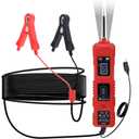 Multifunctional Car Circuit Tester Component Activation Electrical Tester 6-24V/3.5-36V AC/DC Car Power Tester Digital Display Short Circuit Finder for Continuity Testing Red