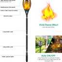 TomCare 8 Pack Outdoor Solar Lights Flickering Flames Torch Decorative Garden Lights Solar Powered Waterproof Lighting for Garden Patio Yard Landscape