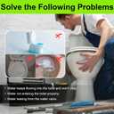 2 x 385311641 RV Toilet Water Valve Kit Compatible with Sealand Dometic 300, 301, 310, 311, 320, 321 Pedal Flush Toilets Camper Trailer RV Toilet, Includes FastenersSieve&Hose Clamp(1 Pack)