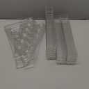 oyhqes 2 Pack 7 Tier Acrylic Sticker Display Stand, 12.2 Inch Clear Sticker Holder for Vendor Events & Small Business Showcase for 4" Cards and Stickers