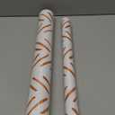 HAOKHOME Boho Peel and Stick Wallpaper Brush Strokes Stripes Removable Terracotta/White Chevron Vinyl Self Adhesive Mural 17.7in x 9.8ft