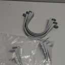 PVC Pipe Strap, 2-Holes Conduit Pipe Clamps Plastic Pipe Supports for PVC Pipes, Conduit and Cables (3 inch, 6pack)