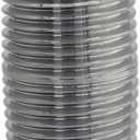 Minxi NPT Threaded Close Taper Nipple Pipe Fitting, Straight Connector, SS304 Stainless Steel (1/2in.)