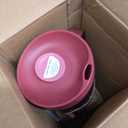 Owala SmoothSip Slider Stainless Steel Insulated Travel Mug with handle, 100% Leak Proof, For Hot and Cold Drinks, Travel Friendly with Sliding Lock Lid, 24 oz, BPA Free, Leak Proof, Black Cherry