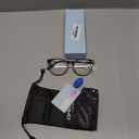 Gaoye Blue Light Blocking Glasses, Retro Round Eyewear Frame Anti Eyestrain Computer Glasses for Women Men (Tea Leopard/Transparent Lens)