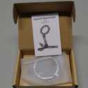 Magnetic Phone Tripod Mount Adapter for MagSafe, Aluminum Foldable Phone Holder with Arca-Swiss & 1/4" Screw Hole, Cold Shoe Mount for Camera, Pocket Mini Selfie Stick Tripod Mount for iPhone/Android