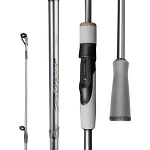 HANDING Pioneer Bass Fishing Rod Versatile Spinning & Casting Rod with Medium Power Moderate Fast Action EVA Handle for Largemouth Smallmouth Walleye