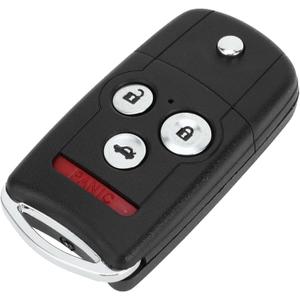 X AUTOHAUX Key Shell Case Keyless Entry Remote Key Fob Replacement Case for Honda Accord 2008-2012 for Acura TL 2007-2014 4 Buttons IYZFBSB802