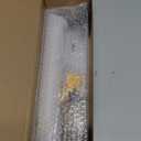 1ft Wood Handrail for Indoor Stairs, Wood Staircase Handrail W/s Black Sturdy Metal Brackets, Stair Banister Railing Wooden Safety Grab Bar for Elderly & Kids