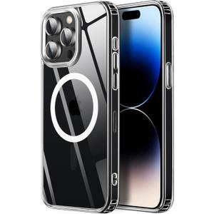 Compatible with iPhone 15 Pro Max case [10FT Drop Resistant] Crystal Clear Shockproof Slim Fit iPhone 15 Pro Max Phone Cases (6.7"), Crystal Clear