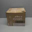 evian Natural Spring Water, 750 ml (25.36 fluid ounce) Water Bottle with Sports Cap, 12 Pack (Exp: 03/28/2027)