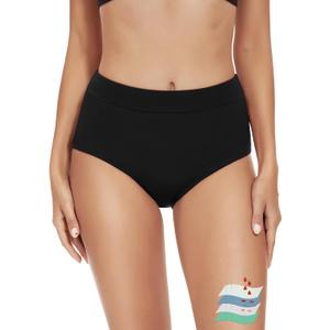 Period Swimwear Leakproof Swim Bottoms UV 50+ Menstrual Bathing Suits Bikini Brief for Women Teens Girls, XS