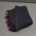 Homaxy 100% Cotton Waffle Weave Kitchen Dish Cloths, Ultra Soft Absorbent Quick Drying Dish Towels, 12 x 12 Inches, 6-Pack, Dark Grey