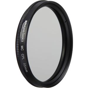 Amazon Basics Circular Polarizer Camera Lens Filter - 55 mm