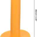 PATIKIL Rubber Golf Tee, Tall Training Driving Range Tee Stable Ball Holder for Outdoor Indoor Hitting Mat (3.4 Inch, Yellow)