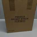 Verani Medals Display Case - Military Challenge Coin Display Shadow Box - Pin Display Cabinet with Removable Shelves and Pinnable Background for Badges Ribbons Insignia Buttons Small Black