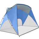 Sport Shelter Beach Shade 9' X 6' Blue, 54 Sq. Ft. of Shade Includes Carry Bag and Stake Kit, Lightweight