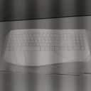 Ergonomic Keyboard and Mouse Combo, Full Size Cordless Computer Keyboard with Palm Wrist Rest Ergonomic Mouse for Windows Computers Laptops - White