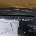 Bonsaii 12-Sheet Micro Cut Shredders for Home Office, 60 Minute P-4 Security Level Paper Shredder for CD, Credit Card, Mails, Staple, Clip, with Jam-Proof System & 4.2 Gal Pullout Bin C266-B
