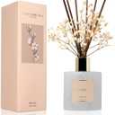 Cocorrna Reed Diffuser Set, Clean Linen 6.7 fl oz Scented Diffuser with Sticks Home Fragrance Reed Diffuser for Bathroom Shelf Decor