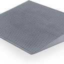 EVA Foam Threshold Ramp, Lightweight Non Slip Doorway Ramp for Wheelchair Walker Scooter, Indoor Outdoor Entry Access for Home Bathroom Garage(Gray,36" l X 28" w X 5" h)