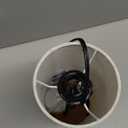 Dott Arts 18" Table Lamp for Bedroom, 3-Color Bedside Lamps with Pull Chain, Bedroom Table Lamps for Nightstand, AC Outlet Small Lamp for Living Room, Bulb Included Wood, Flax-Woodgrain