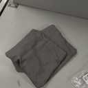 Brushed Body Microfiber Zippered Pillowcase Dark Gray 20"x54"