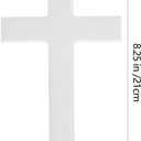 Amosfun Wooden Wall Cross Decoration 8.27 Inch Easter Day Hanging Cross Ornament Religious Wall Decor for Church and Home Living Room Bedroom Decoration