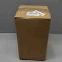 Boho Macrame Hammock with Elegant Tassels for Patio, Yard, Beach Wedding Decor, Outdoor and Indoor Up to 450lbs Include Tie Ropes and Drawstring Bag (Blue and White)