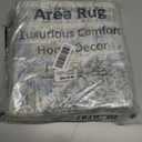 Runner Rug 28, Vintage Boho Rug,Ultra-Soft Low Pile, Washable, Non Slip,Stain Resistant Printed Carpet for Hallway Kitchen Living Room Bedrooms Playroom Office, Light Blue