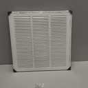 Return Air Filter Grille 18x18,Air Return Vent Cover for 18"W x 18"H Duct Opening,Steel HVAC Vent Covers for Wall and Ceiling,Holds 1" Thick AC Filter, For 18''W18''H-Duct Opening