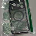 Case for iPhone 17 Pro Max [Compatible with MagSafe], Cute Design Magnetic Black Translucent Frosted Matte Soft TPU Bumper Hard PC Back Protective Case with Camera Protection - B-Mic