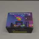 Hexagon LED Light Panels 8 Pack  RGB Wall Decor Lights with Music Sync, App & Remote  Modular Home & Christmas Decor for Bedroom, Living Room, and Room Decor