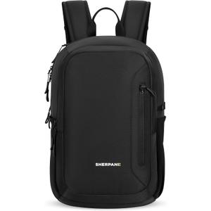 Sherpani Getaway, Casual Daypack Backpacks, Laptop Backpack, 22L Travel Backpack for Men Women, Travel Gift, Fits 15'' Laptop, RFID Protection (Raven), One Size
