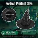 Black Witch Hat Adult Movie Merch Wizard Costume Women Accessories for Party Outfits Halloween