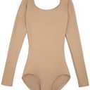 Capezio Girls' Team Basics Long Sleeve Leotard. Size Large