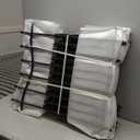 8 Panels No Dig Decorative Garden Fence with Gate, 40in(H)  17.6ft(L) Heavy-Duty Rustproof Metal Panels, Outdoor Dog Barrier for Yard & Patio, Landscape, Border| Portable Temporary Fencing