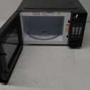 Emerson MW9255B Countertop Microwave Oven, 6 Pre-Programmed Settings, Removable Glass Turntable and Child Safety Lock, 0.9 Cu ft, 900W, Black