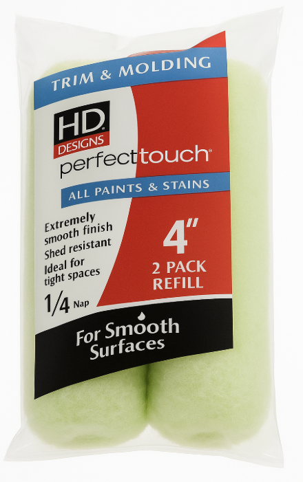 Trim & Molding Design Perfect touch all paints & stains 4 Pack 1/4 nap