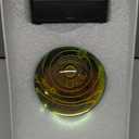 Roktry 3D Solar System Crystal Ball lamp,Glass Ball Solar System Night Light,Planets Sphere Galaxy Glass Ball Planet Laser Engraving Holographic Light Solar System lamp with Wooden Base Stand