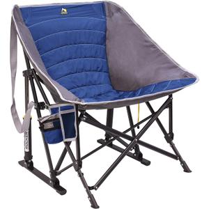 GCI Outdoor MaxRelax Pod Rocker Portable Rocking Chair & Outdoor Camping Chair, Royal Blue