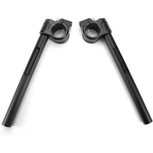 1" handlebar with  39mm Clip-Ons Handlebars compatible with Harley Davidson Sportster Iron 883 Iron 1200 Sportster 1200,Sportster X48 XL1200X 2007-2015 Modified Cafe racer Custom Accessories Black
