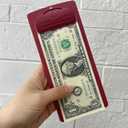 Plastic Clipboard, for Memo, Menu, Credit Card Receipt, Red, 6-Pack (3-x-7 in)