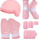 SuzziPad Chemo Care Package for Women & Men, Cooling Gloves, Socks and Cold Caps for Chemotherapy, Ideal for Discomfort of Head, Hand, Feet, L